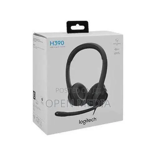 Logitech USB Headset H390 with Noise Cancelling Mic - 1