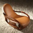 Artisan Genuine Leather Accent Chair - 3