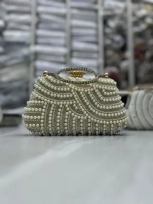 Evening Clutch with Stones and Crystals
