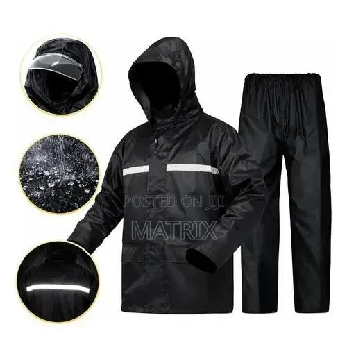 Waterproof Raincoat and Pants Set - 1