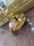 Genuine Natural Hardwood Round Table - 4