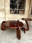 Genuine Natural Hardwood Round Table - 5