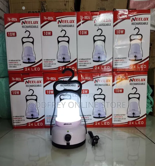Rechargeable LED Lamp with USB and Handle - 1