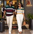 Men's Knitted Polo T-Shirt - 2