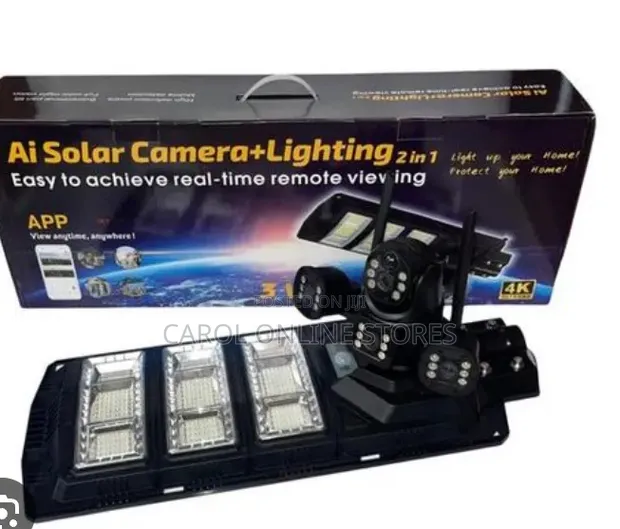 All-in-One Solar Street Light with Security Camera - 1