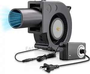 12V DC Turbo Blower Fan with Variable Speed Power Adapter
