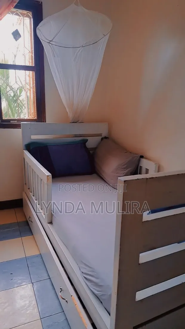 Children's White 3x6 Beds with Lower Bed - 1