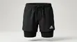 Adidas 2-in-1 Gym Shorts - 1
