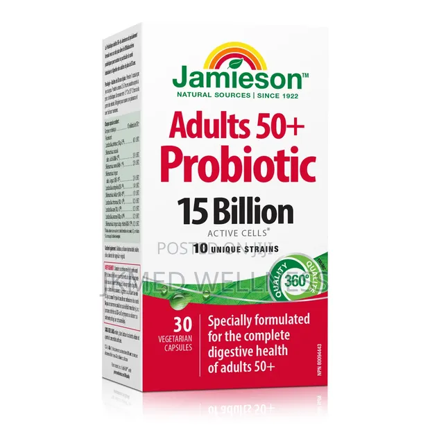 Jamieson Probiotic 15 Billion CFU for Adults 50+ - 1