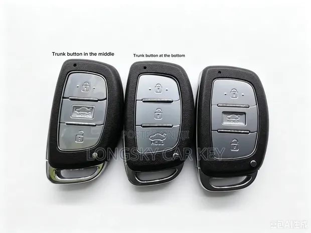 Hyundai Smart Key Shell - 3 Button - 1