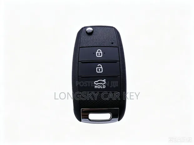 Kia Foldable Key Shell Replacement (3-Button) - 1
