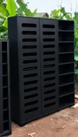 Black Shoe Rack 4ft x 6ft - 1
