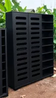 Black Shoe Rack 4ft x 6ft - 2