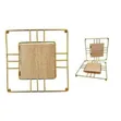 Modern Metal and Wood Trivets / Coasters (Set of 2) - 1