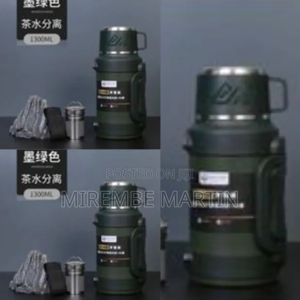 Professional Insulated Outdoor Thermos with Tea Infuser - 1