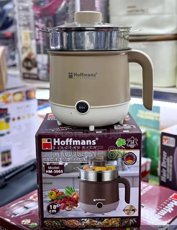 Hoffmans 18cm Multifunctional Non-Stick Electric Cooker - 1