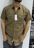 Short Sleeve T-Shirts with Buttoned Collar - 1