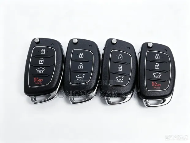 Hyundai Insert to Start Car Key Shell Replacement - 1