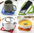Foldable Heat-Resistant Trivet and Hot Pad Set (6 Pieces) - 1