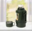 Double Wall Insulated Vacuum Flask with Handle - 1