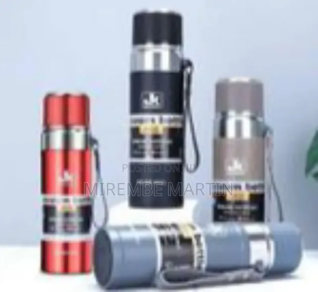 GE Vacuum Insulated Double Wall Stainless Steel Beverage Bottle, 1000ml - 1