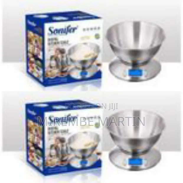 Sonifer Digital Kitchen Scale with Removable Bowl - 1