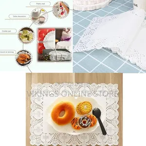100 Pcs 16cm x 23cm Oil Absorbing Rectangle Doilies