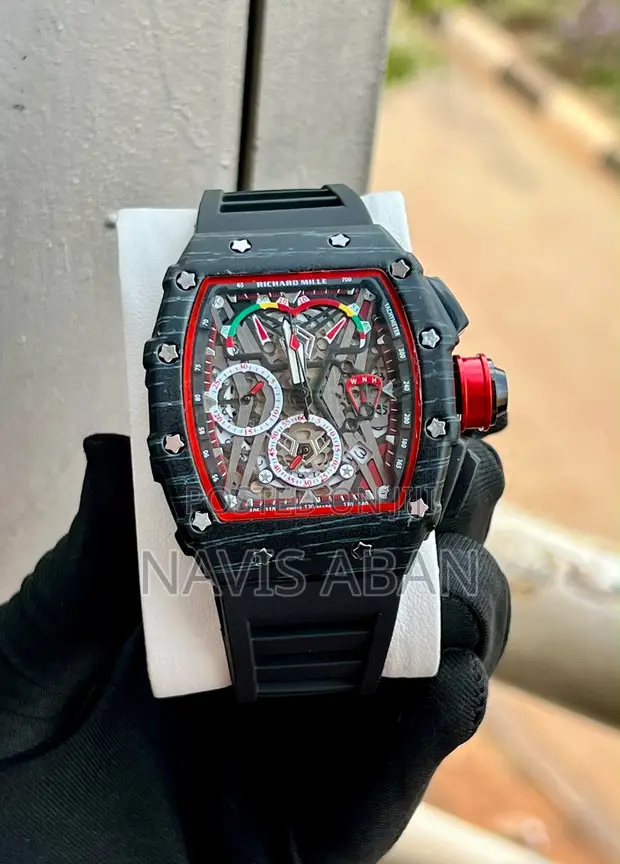 Richard Mille Genuine Rubber Strapped Watch - 1