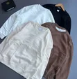 Round Neck Fleece Cotton Sweater Shirts - 3
