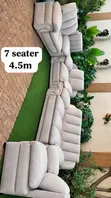 SofaSofa 7-Seater Leather Sofa Set - 1