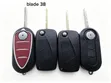 Fiat Flip Key Shells (Various Styles) - 1
