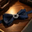 Black Onyx Bow Tie - Men's Wedding/Business - 2