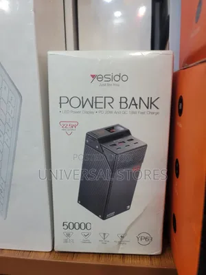 Original Yesido Heavy Duty Powerbank 50000mAh