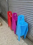 10pcs Armless Study Kids Plastic Chairs - 2