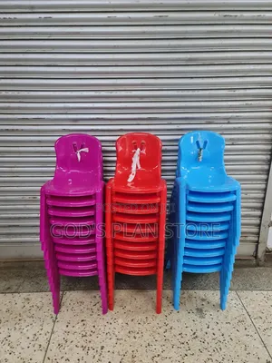 Kids Plastic Chairs (Red)