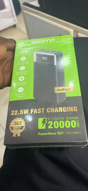 Oraimo 20000mAh Power Bank - Fast & Reliable Charging