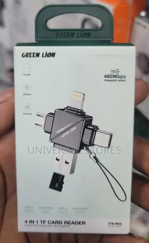 4-in-1 TF Card Reader (Supports Micro SD)