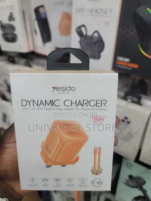 Yesido Dynamic USB-C Charger 40-60W for iPhones & Tablets