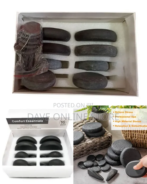 Comfort Essential 16 Stones Hot Stone Massage Therapy - 1