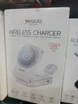 Yesido 3-in-1 Foldable Magnetic Wireless Fast Charger Station (White) - 1