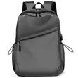 Casual Nylon Ladies Backpack with Diagonal Zipper Pocket - 2
