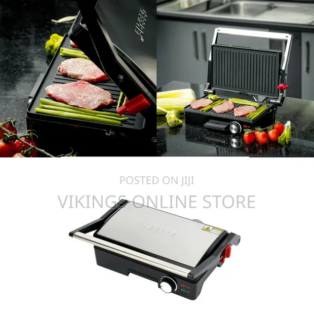 Geepas Stainless Steel Grill Maker (GGM5394) - 1