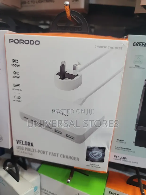 Velora USB Multi-Port Fast Charger (White) - 1