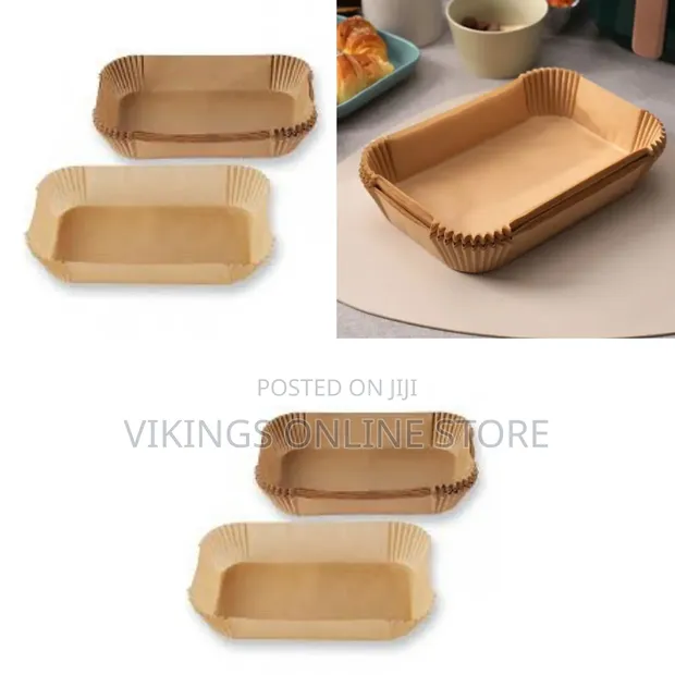 50 Pcs Stack of Disposable Parchment Paper Liners - 1