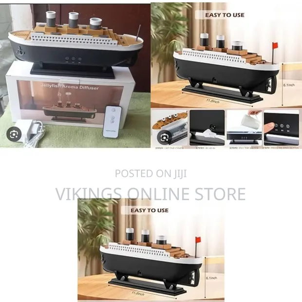Titanic Ship Ultrasonic Air Humidifier & Essential Oil Diffuser - 1