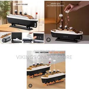 Titanic Ship Ultrasonic Air Humidifier & Essential Oil Diffuser