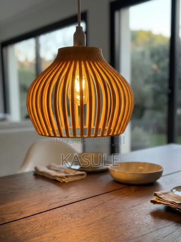 Parametric Ribbed Pendant Lampshade - 1