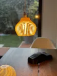 Parametric Ribbed Pendant Lampshade - 3