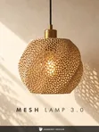 Mesh Pendant Lamp - Voronoi Design - 1