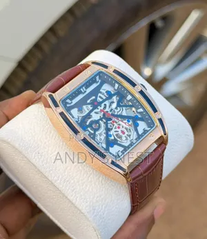 Men's Brown Genuine Leather Watch